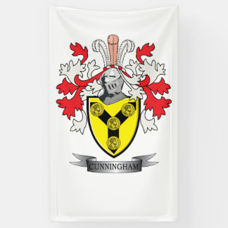 Cunningham Family Crest Coat of Arms Spandoek