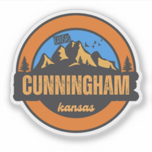 Cunningham, Kansas Sticker