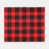 Cunningham Modern Schotse ruit Fleece Deken (Voorkant (Horizontaal))