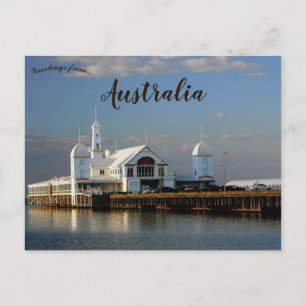 Cunningham Pier Geelong Victoria Australië Briefkaart