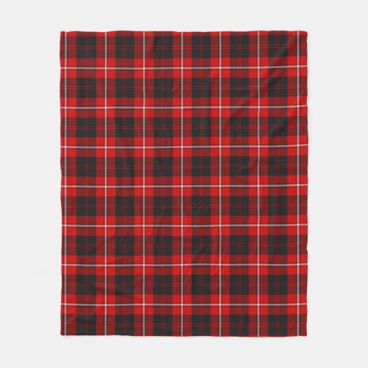 Cunningham Plaid Fleece Deken (Voorkant)