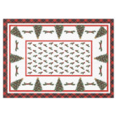 Cunningham Schotse geruite tartan kersttafels Tafelkleed (Voorkant (Horizontaal))