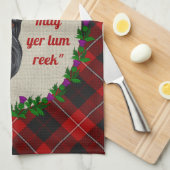 Cunningham Scottie Hondenkeukenhanddoek Theedoek (Quarter Fold)