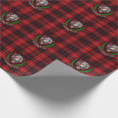 Cunningham Scottish Clan Tartan & Crest Cadeaupapier (Hoek)