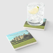 Cunningham Scottish Clan's Finlaystone House Stenen Onderzetter (Zijkant)