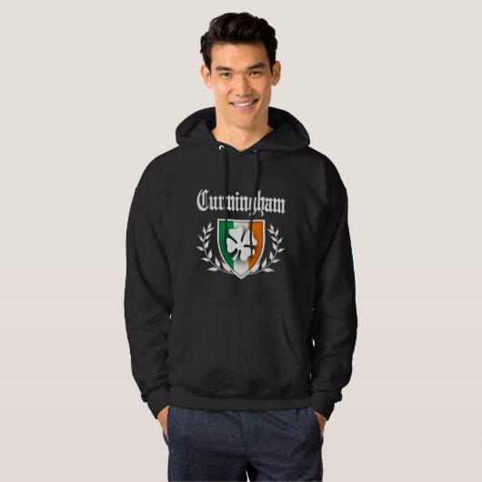 Cunningham Shamrock Crest Hoodie (Voorkant volledig)