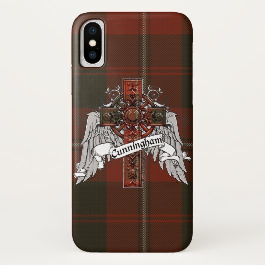 Cunningham Tartan Cross Case-Mate iPhone Case (Achterkant)