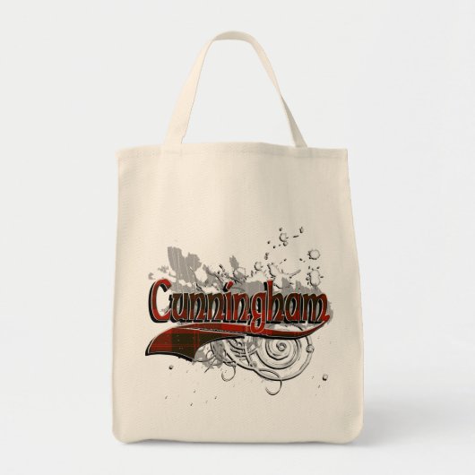 Cunningham Tartan Grunge Tote Bag (Voorkant)