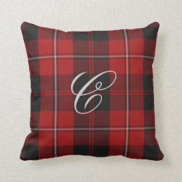 Cunningham Tartan Monogram Kussen