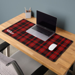 Cunningham Tartan Plaid Gepersonaliseerd Bureaumat