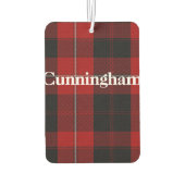 Cunningham Tartan Plaid Luchtverfrisser (Achterkant)