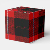 Cunningham Tartan Red Black Pset Bedankdoosjes (Achterkant)