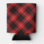 Cunningham Tartan Red Black Pset Blikjeskoeler (Voorkant)