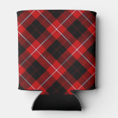 Cunningham Tartan Red Black Pset Blikjeskoeler (Achterkant)