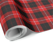 Cunningham Tartan Red Black Pset Cadeaupapier (Rol Hoek)