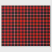 Cunningham Tartan Red Black Pset Cadeaupapier (Vlak)