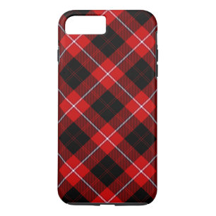 Cunningham Tartan Red Black Pset iPhone 8/7 Plus Hoesje
