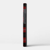 Cunningham Tartan Red Black Pset Case-Mate iPhone Case (Achterkant / Links)