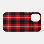Cunningham Tartan Red Black Pset Case-Mate iPhone Case (Achterkant (horizontaal))