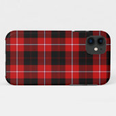 Cunningham Tartan Red Black Pset Case-Mate iPhone Case (Achterkant (horizontaal))