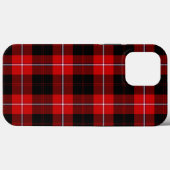 Cunningham Tartan Red Black Pset Case-Mate iPhone Case (Achterkant (horizontaal))