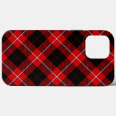 Cunningham Tartan Red Black Pset Case-Mate iPhone Case (Achterkant (horizontaal))