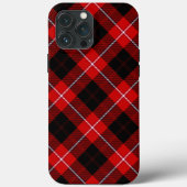 Cunningham Tartan Red Black Pset Case-Mate iPhone Case (Achterkant)