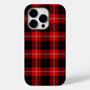 Cunningham Tartan Red Black Pset Case-Mate iPhone 14 Pro Hoesje