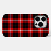 Cunningham Tartan Red Black Pset Case-Mate iPhone Case (Achterkant (horizontaal))