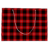 Cunningham Tartan Red Black Pset Groot Cadeauzakje (Achterkant)