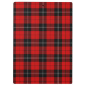 Cunningham Tartan Red Black Pset Klembord (Achterkant)