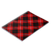 Cunningham Tartan Red Black Pset Notitieboek (Linkerzijde)