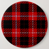 Cunningham Tartan Red Black Pset Ronde Button 6,0 Cm (Voorkant)