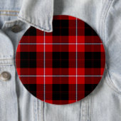 Cunningham Tartan Red Black Pset Ronde Button 6,0 Cm (In situ)
