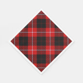 Cunningham Tartan Red Black Pset Servet (Hoek)