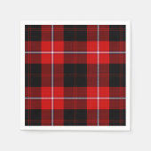 Cunningham Tartan Red Black Pset Servet (Voorkant)