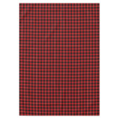 Cunningham Tartan Red Black Pset Tafelkleed (Voorkant)