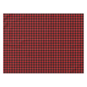 Cunningham Tartan Red Black Pset Tafelkleed (Voorkant (Horizontaal))