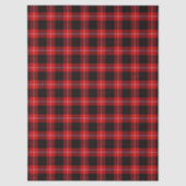Cunningham Tartan Red Black Pset Tissuepapier (Voorkant)