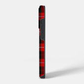 Cunningham Tartan Rood Zwart Schotse Ruit iPhone Hoesje (Linkerkant)