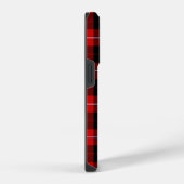 Cunningham Tartan Rood Zwart Schotse Ruit iPhone Hoesje (Rechterkant)