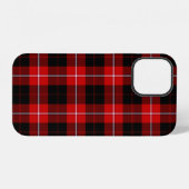 Cunningham Tartan Rood Zwart Schotse Ruit iPhone Hoesje (Achterkant horizontaal)