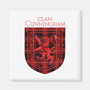 Cunningham Tartan Scottish Play Lion Rampant Magneet