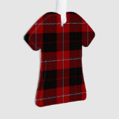 Cunningham Tartan T-shirt Ornament (voorkant)