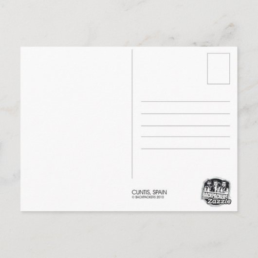Cuntis, Spanje - Briefkaart (Achterkant)