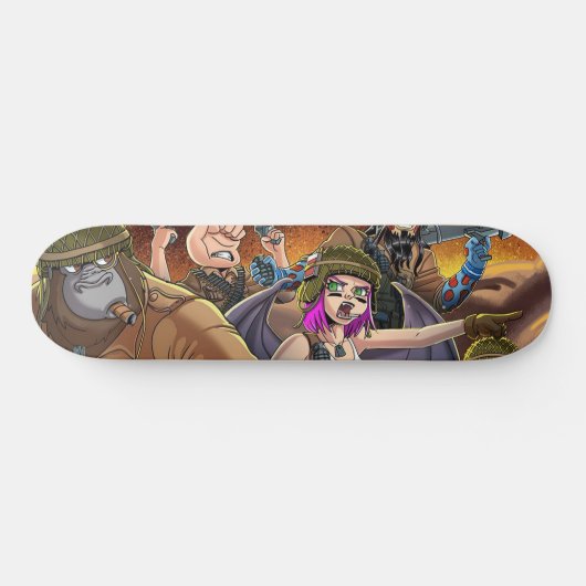 Cuntstream Army Skateboard (Horizontaal)