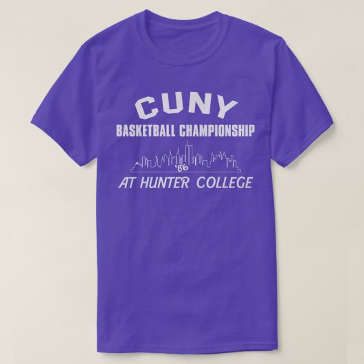 CUNY Basketbal Kampioenschappen T-shirt (Design voorkant)