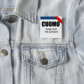 CUOMO 2010 VIERKANTE BUTTON 5,1 CM (In situ)