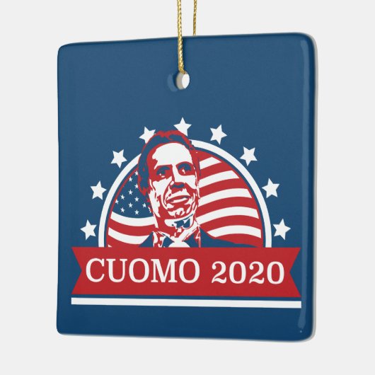 Cuomo 2020 | Stemming in President Keramisch Ornament (Links)