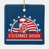Cuomo 2020 | Stemming in President Keramisch Ornament (Achterkant)